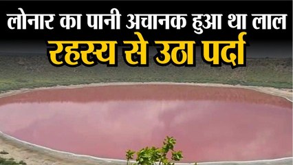 लोनार झील के पानी का रंग बदलने का रहस्य का खुलासा | रहस्यमय लोनार झील | रंग गुलाबी हुआ