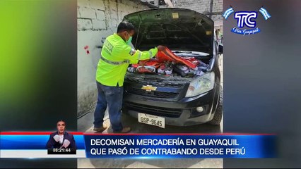Decomisan mercadería en Guayaquil