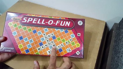 Unboxing and review of Spell-O-Fun Junior Crossword Game - C J Enterprise