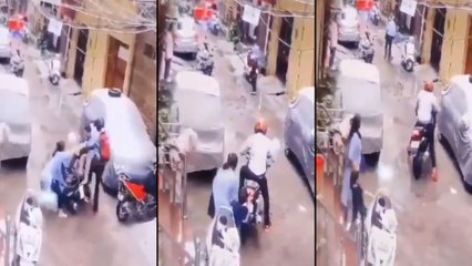 తల్లి ప్రేమ: దుండగుల నుంచి బిడ్డను రక్షించిన తల్లి 💪