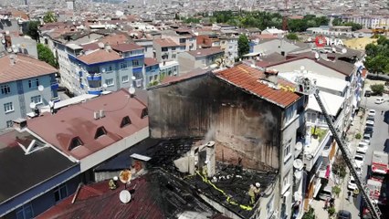 Kocasinan’da 4 katlı binada korkutan yangın