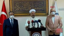 Son dakika... Diyanet İşleri Başkanı Erbaş, Ayasofya Camisi'nde görevlendirilen imam ve müezzinleri açıkladı | Video