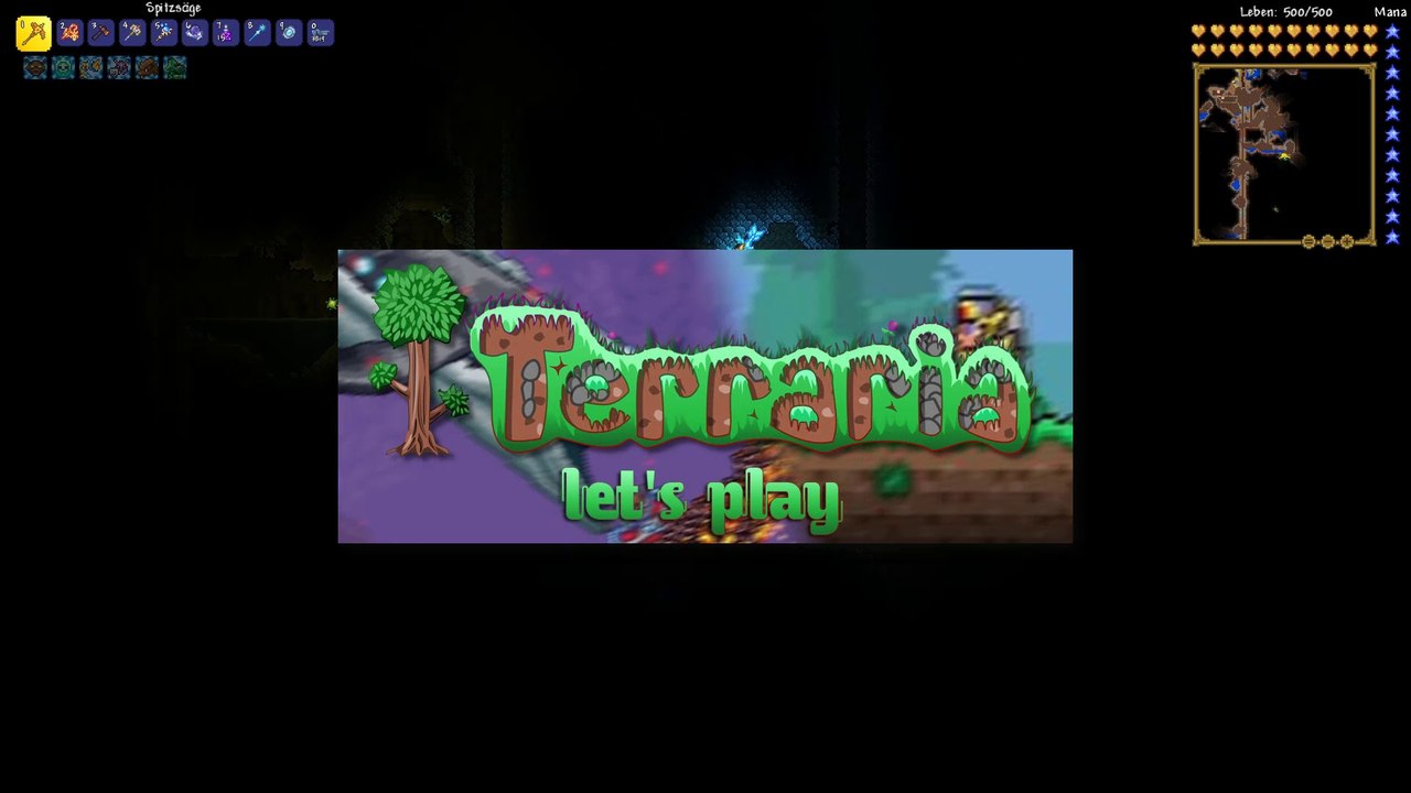 Terraria let's play 205: steinsuche & sonnenfinsternis