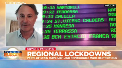 Spain local lockdown measures ‘helping keep people alert’