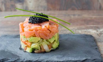 Tartar de salmón y aguacate