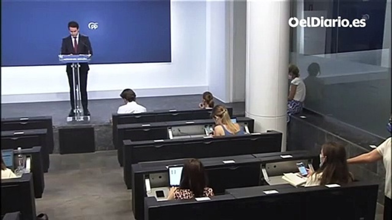 García Egea, sobre el senador del PP al borde de la imputación: "Estamos muy preocupados por las informaciones sobre Pablo Iglesias