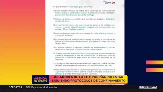 ¿Los futbolistas no están siguiendo el protocolo de sanidad?: Agenda FS