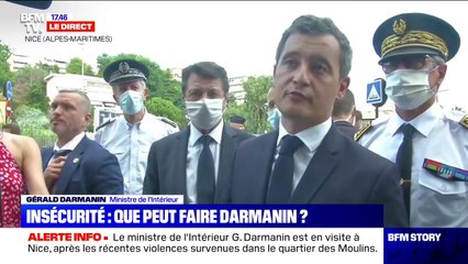 Gérald Darmanin: 'Il n'y a pas de zone de non-droit, il n'y a pas d'endroit où l'on ne va pas en République'