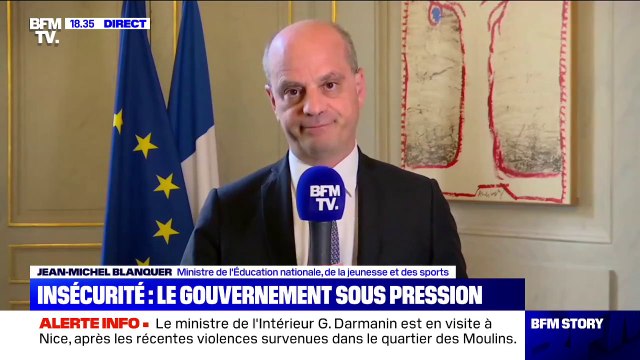 Jean-Michel Blanquer: On doit être intraitables face aux trafiquants de drogue