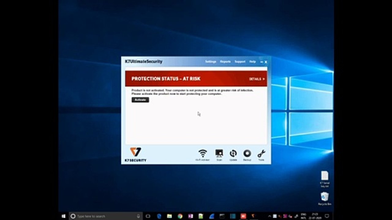 Ultimate Security Activation Procedure