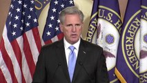 House Republican leader Kevin McCarthy holds his weekly news conference