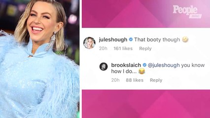 Julianne Hough Reacts to Ex Brooks Laich's New 'Thirst Trap' Photo: 'That Booty Though'