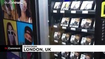 Máquinas de venda de máscaras descartáveis crescem no Reino Unido
