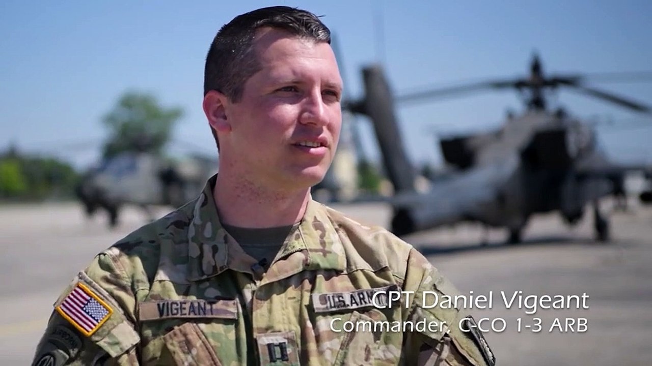 Amazing Spectacle! • 18 U.S Apache Attack Helicopters • Fly Over Germany