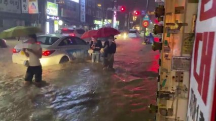 제보 화면으로 확인한 부산 피해 상황 / YTN