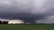 Funnel clouds loom over in Ontario, Canada