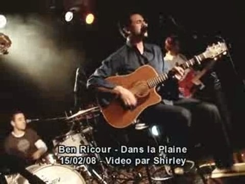Ben ricour dans la plaine live