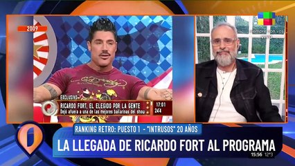 Download Video: Intrusos Retro: revivimos los mejores momentos de Ricardo Fort en el programa