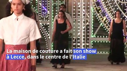 Lumières et catharsis au premier défilé de Dior post-confinement en Italie