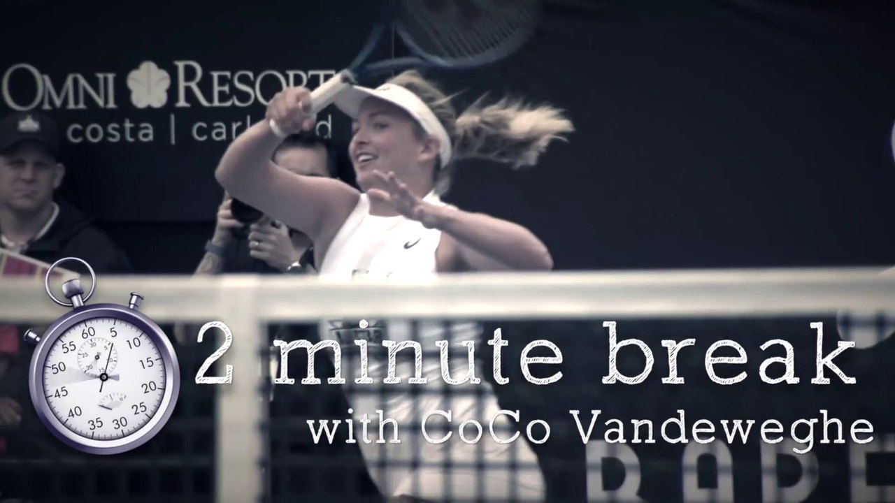 2 Minutes with Coco Vandeweghe