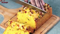 SUJI MANGO CAKE - SUJI FRUIT CAKE - EGGLESS & WITHOUT OVEN - SEMOLINA MANGO CAKE