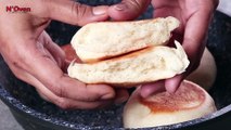 BUN BREAD IN FRY PAN - EGGLESS & WITHOUT OVEN - BURGER BUN IN FRY PAN - BUN BREAD IN STOVE