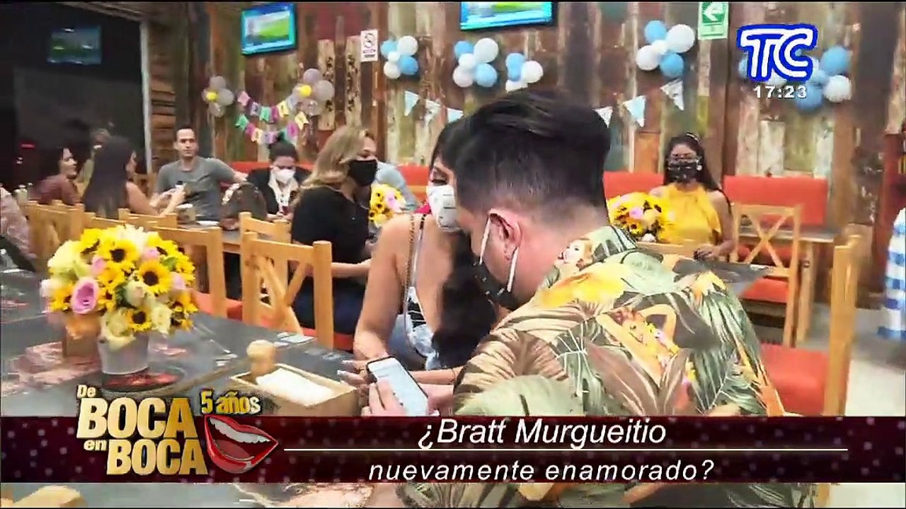 Bien acompañado se dejó ver Bratt Murgueitio ¿será su novia?