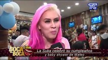 'La Suka' celebró su cumpleaños y baby shower juntos
