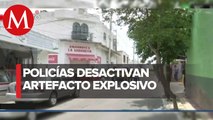 Desactivan presunto artefacto explosivo en Guadalajara