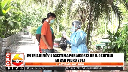 En triaje móvil asisten a pobladores de El Ocotillo en San Pedro Sula