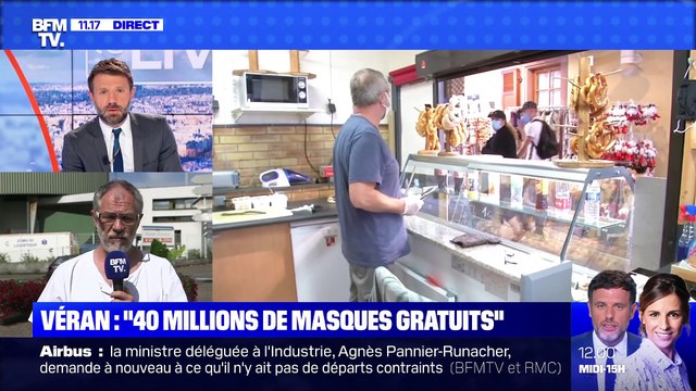 Olivier Véran: 40 millions de masques gratuits - 23/07