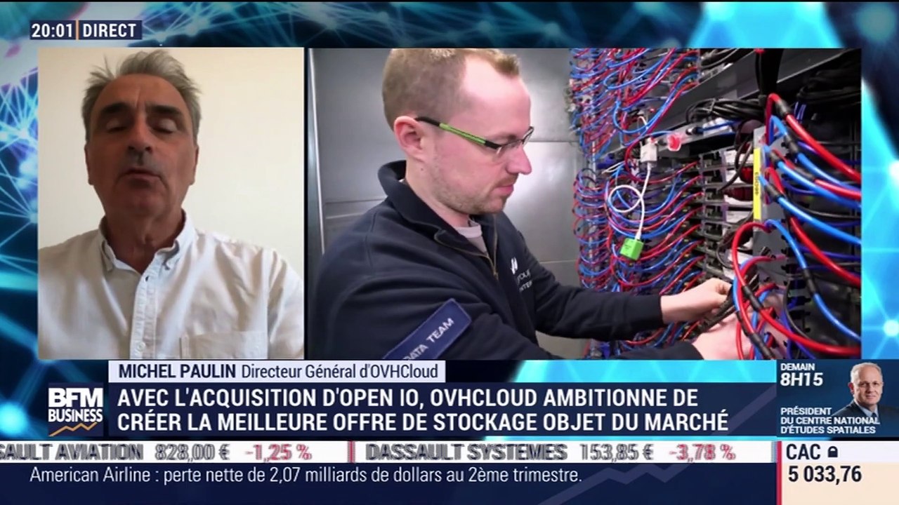 Michel Paulin (OVHCloud) : OVHCloud, le leader européen du cloud acquiert OpenIO - 23/07
