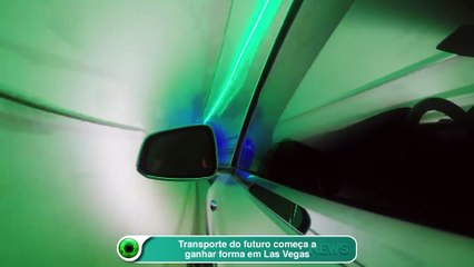 Transporte do futuro começa a ganhar forma em Las Vegas