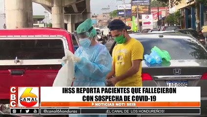 IHSS reporta pacientes que fallecieron con sospecha de Covid-19