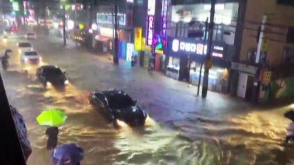 [앵커리포트] 제보 화면으로 확인한 부산 피해 상황 / YTN