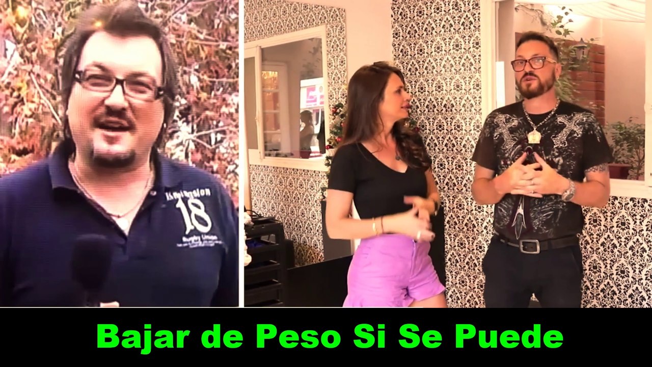 CÓMO Este hombre  BAJO  DE PESO SIN HACER DIETA