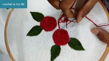 Beautiful Rose Stitch Hand Embroidery - Hand Embroidery Designs