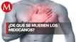 Enfermedades cardíacas, primera causa de muerte en mexicanos