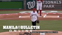 Fauci throws ceremonial first pitch on baseball's opening day