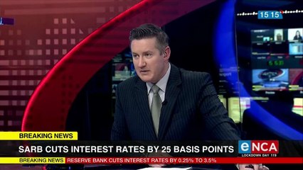 SARB cut interest rates by 25 basis points