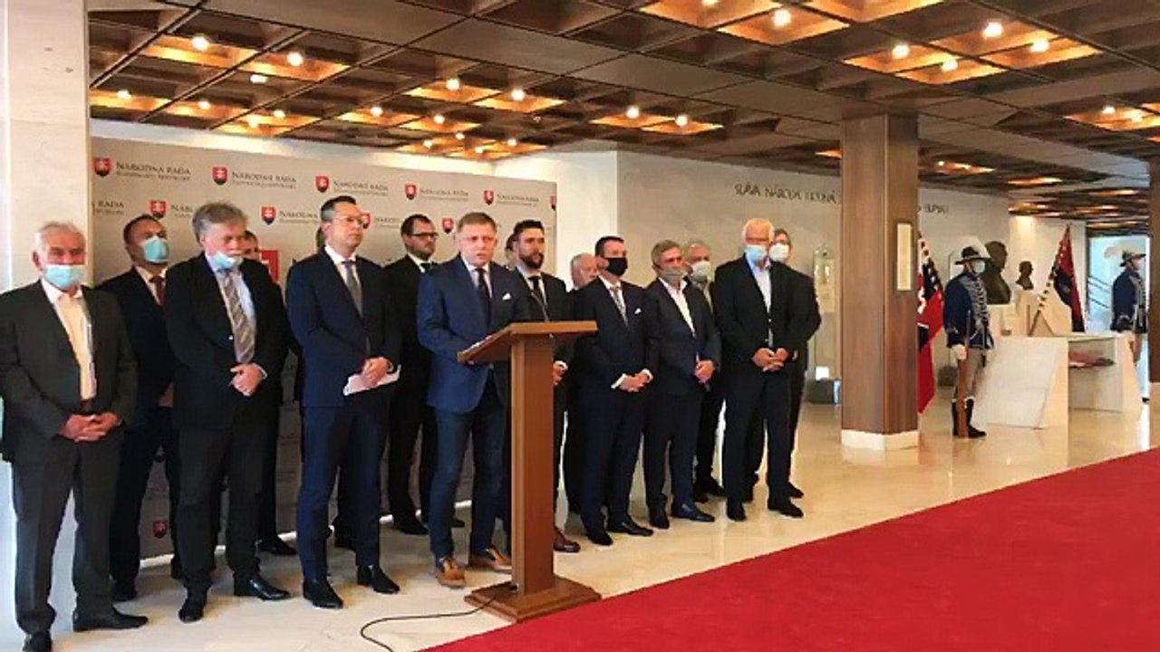 ZÁZNAM: TK strany SMER-SD