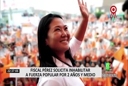 Keiko Fujimori tras pedido de suspensión a Fuerza Popular: “Nadie puede impedir que población ejerza su derecho a elegir”