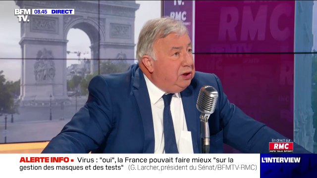 Gérard Larcher estime que les trois premières années d'Emmanuel Macron à l'Élysée sont maigres