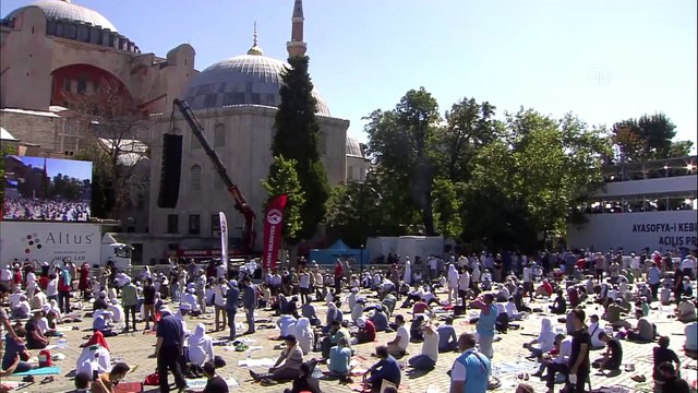 Ayasofya-i Kebir Cami-i Şerifi'nde Diyanet İşleri Başkanlığı'nın dua programı başladı - İSTANBUL