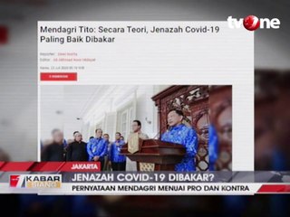 Pro Kontra Pernyataan Kemendagri Jenazah Covid-19 Dibakar