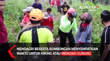 Mendagri Dan Rombongan Menikmati Pesona Puncak Siwang