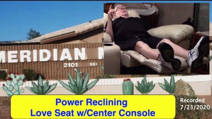 Power-Reclining Love Seat