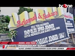 Bupati Jember Dilengserkan oleh DPRD Jember