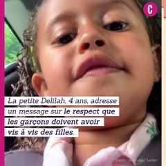 Cette petite fille a un message pour les garçons qui ne la respectent pas