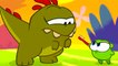 Om Nom Stories: Nibble Nom - Stinkysaurus Nom - Funny cartoons for kids